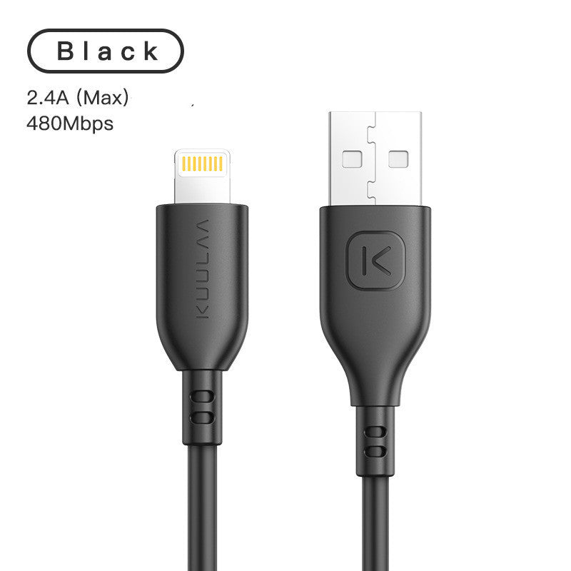 Câble de données certifié MFI USB24A Charge rapide