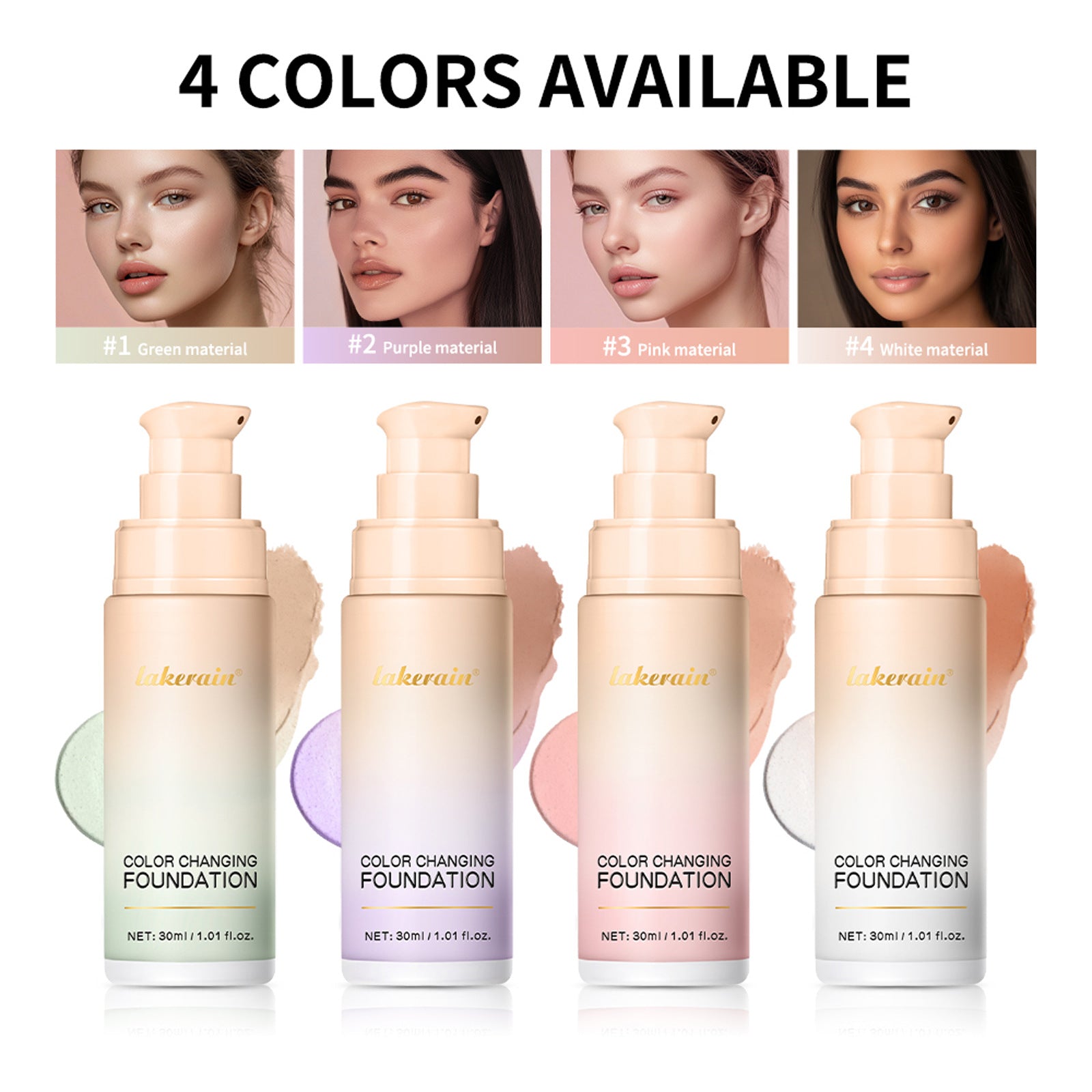Discoloration Liquid Foundation Concealer Long-lasting Natural