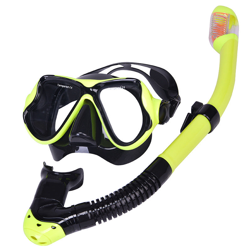Équipement de natation pour adultes Masque de plongée Tuba Combinaison deux pièces