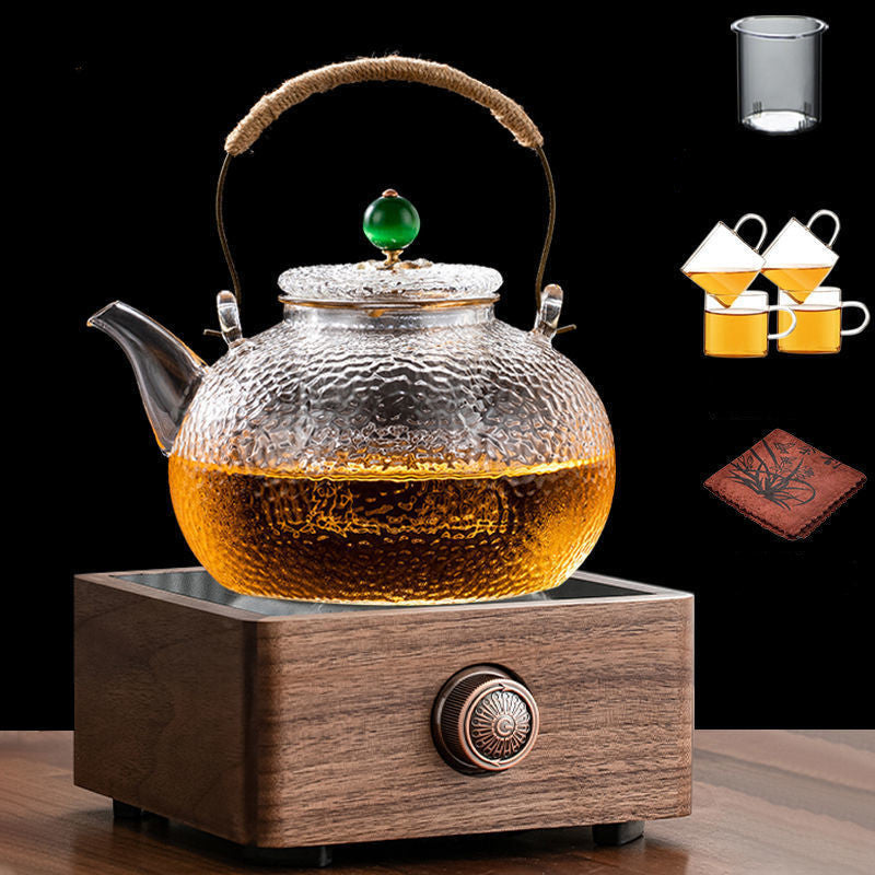 Ensemble de théière et cuisinière électrique en céramique, verre épaissi pour la maison