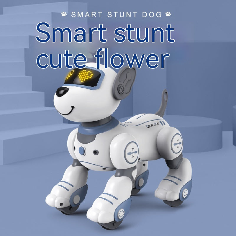 Chien robot intelligent de simulation cascadeur télécommandé électrique
