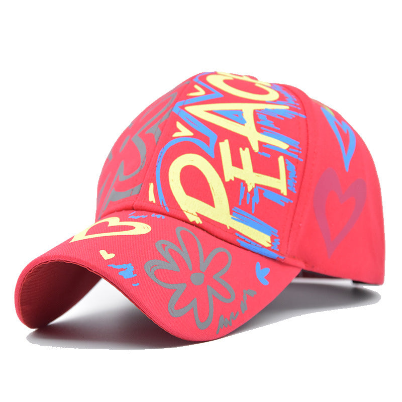 Casquettes de baseball populaires imprimées avec lettres pour hommes et femmes