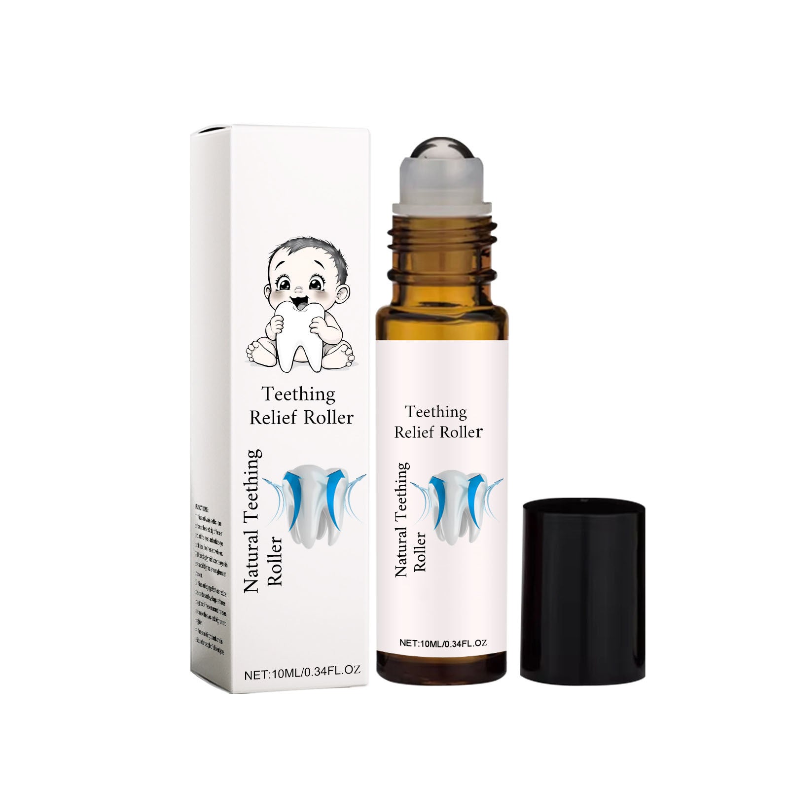 Roller Soothing Moisturizing Soft Baby Skin Roller Teething Essential Oil