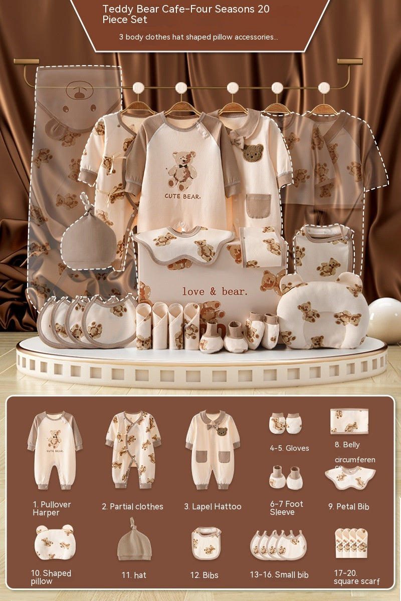 Coffret Cadeau Nouveau-né Ensemble Vêtements Nouveau-né pour Rencontre