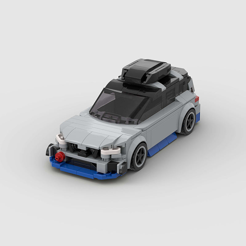Small Particles Hot Sale Moc City Vehicle Racing Model