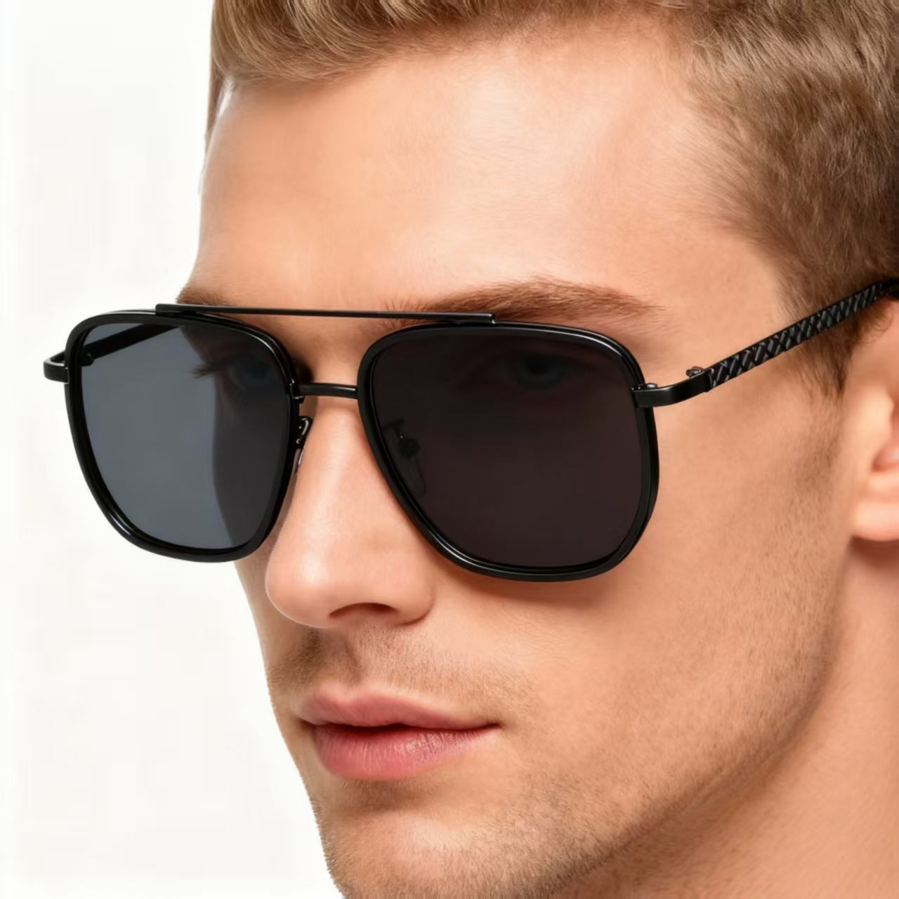 Men's Driving Sunglasses European And American Style Square Frame