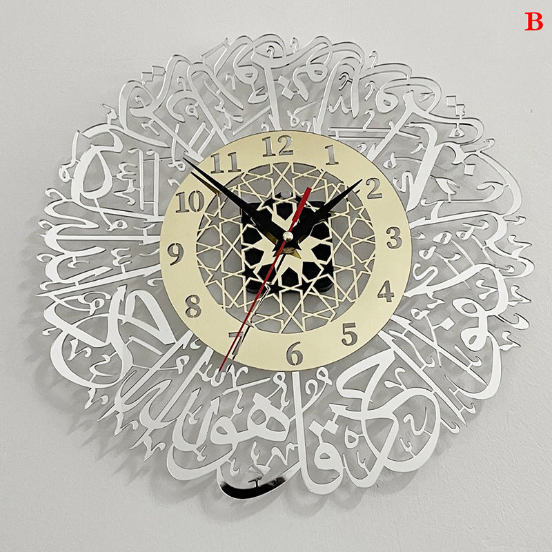 Horloge murale Horloge murale créative nordique en bois, simple