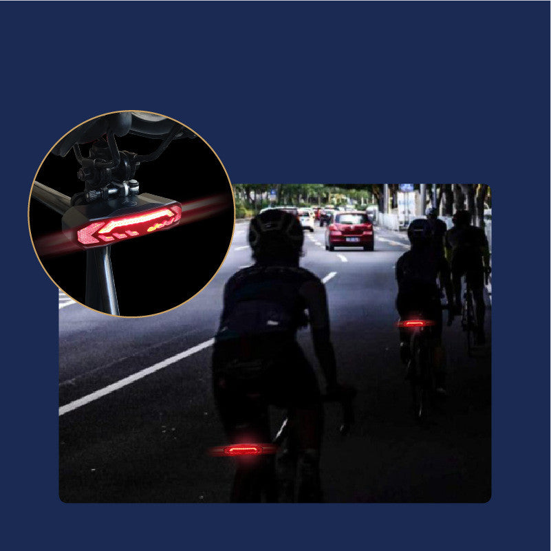 Bicycle Brake Tail Light Siren Mountain Bike Steering