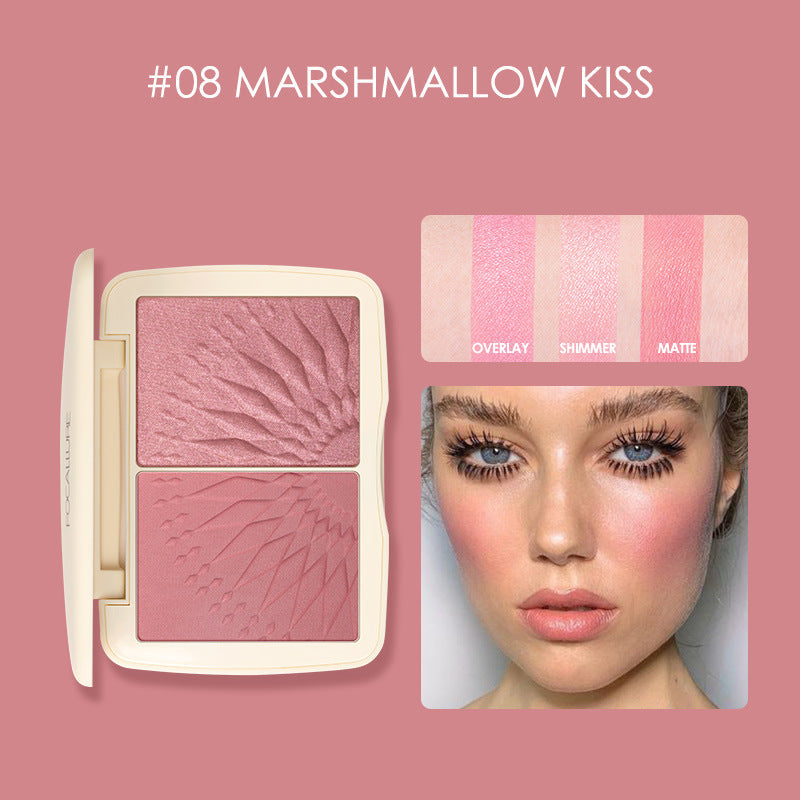 Three-dimensional Light Effect Highlighting Blush Shadow