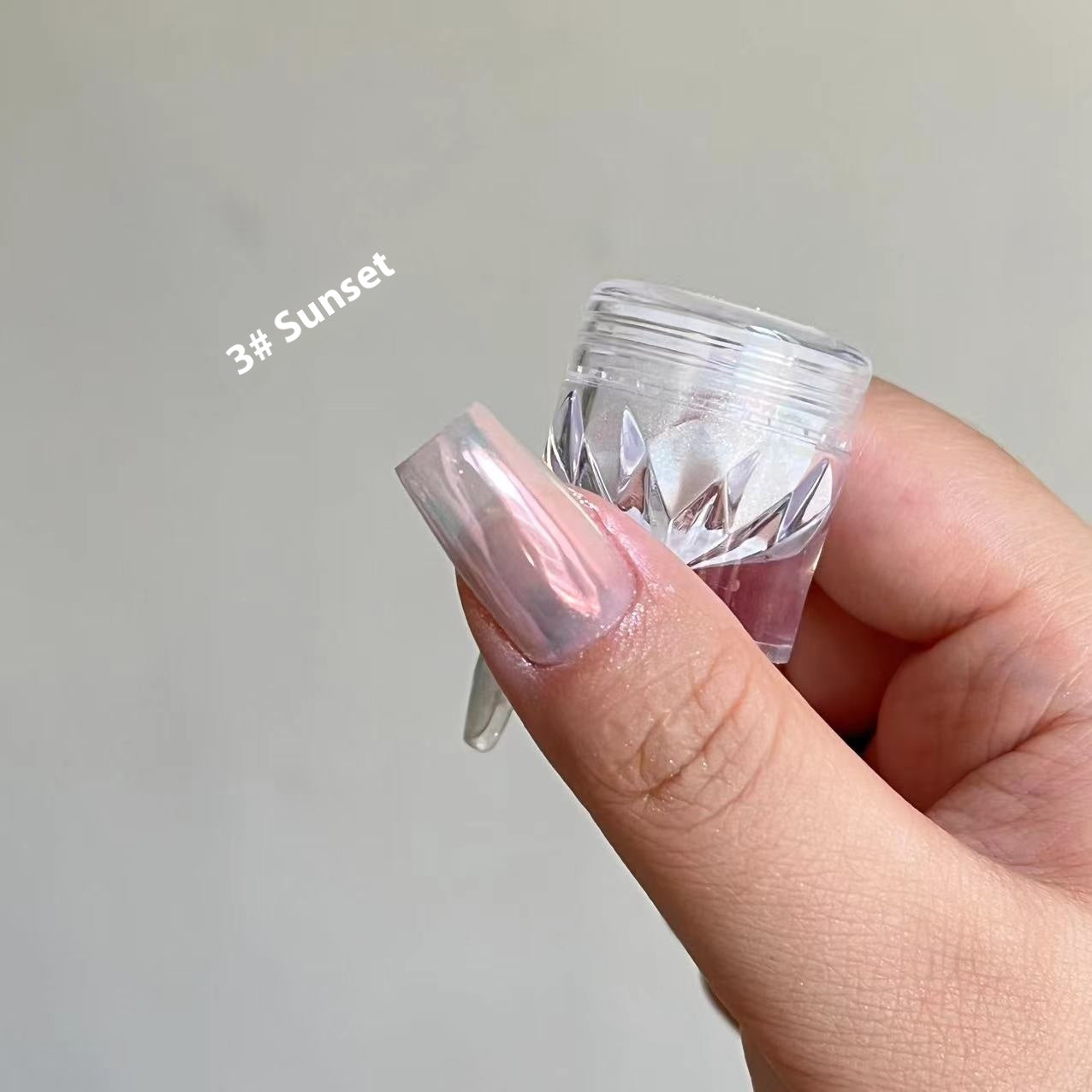 Sky Mirror Aurora Powder Nail Beauty Ornament