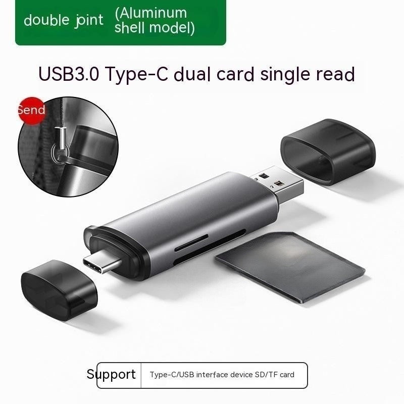 Multi-function In One Large Sd Memory Card Conversion Tf Type-c Computer Card Reader