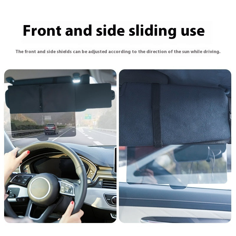 Portable Automobile Baffle Retractable Eye Protection Anti-glare Car Sun Shade