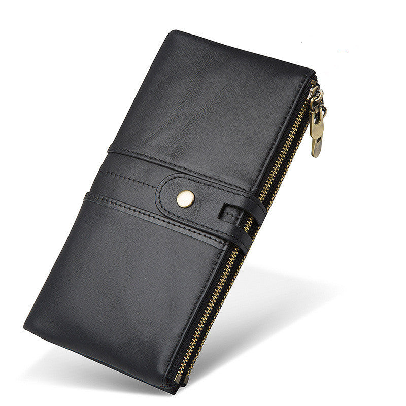 Really Multi-card Leather Men's Wallet Business Casual Long