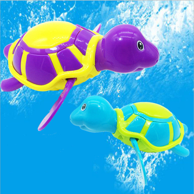 Jouets de bain pour bébé tortue, baignade de bébé dans l'eau