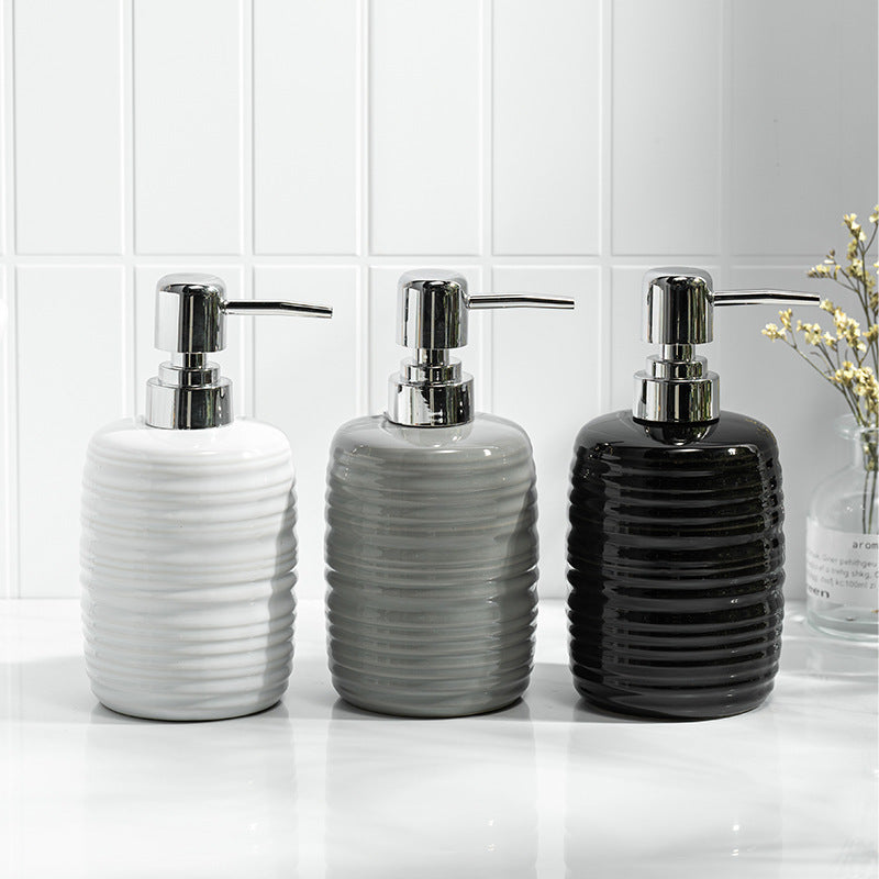 Modern Bathroom Toilet Ceramic Storage Bottle