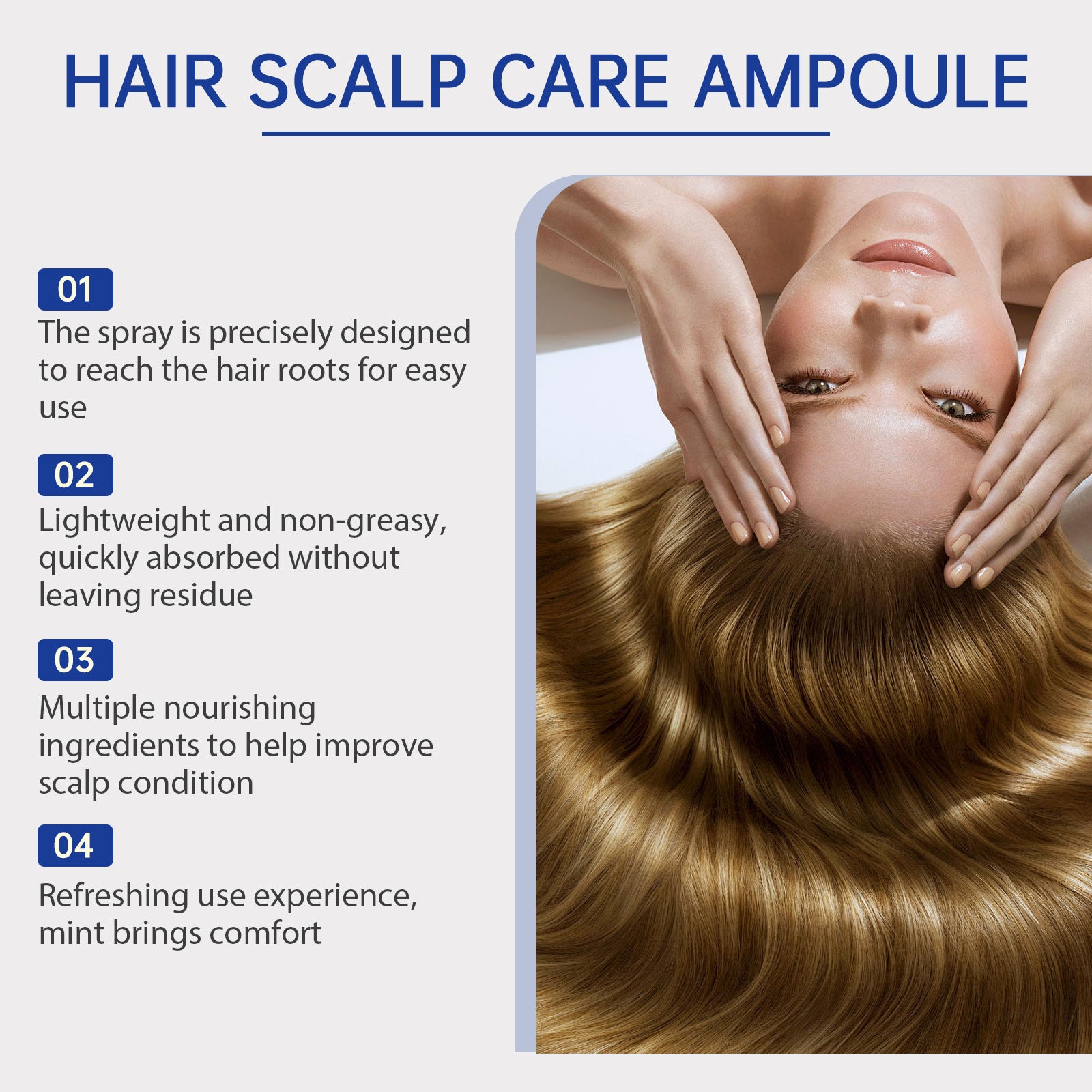 Spray Capillaire Soin Doux Nourrissant Cuir Chevelu Cheveux Forts Doux Et Brillants