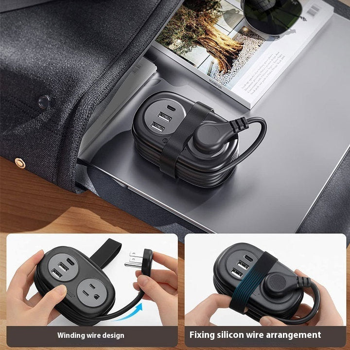 Multiprise de voyage standard américaine et européenne avec chargement USB multiporique