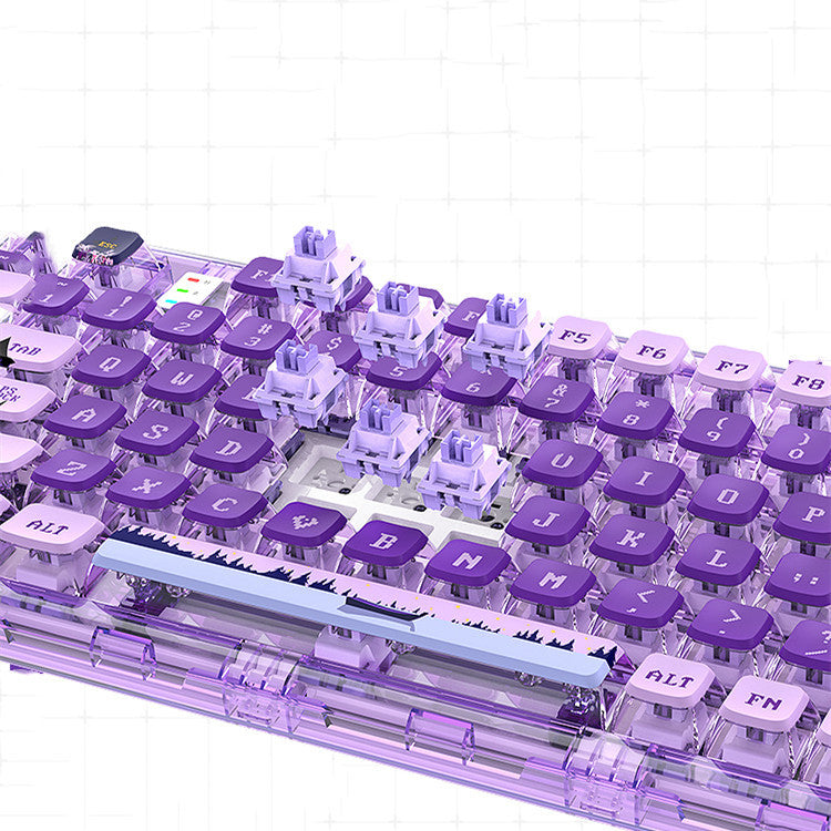 Fashion Fairy Tale Style Transparent Mechanical Keyboard