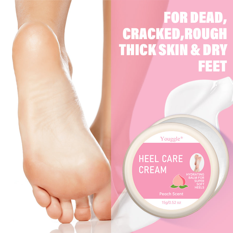Peach Foot Cream Organic Cracked Heels Intensive Moisturizing Foot Repair Cream