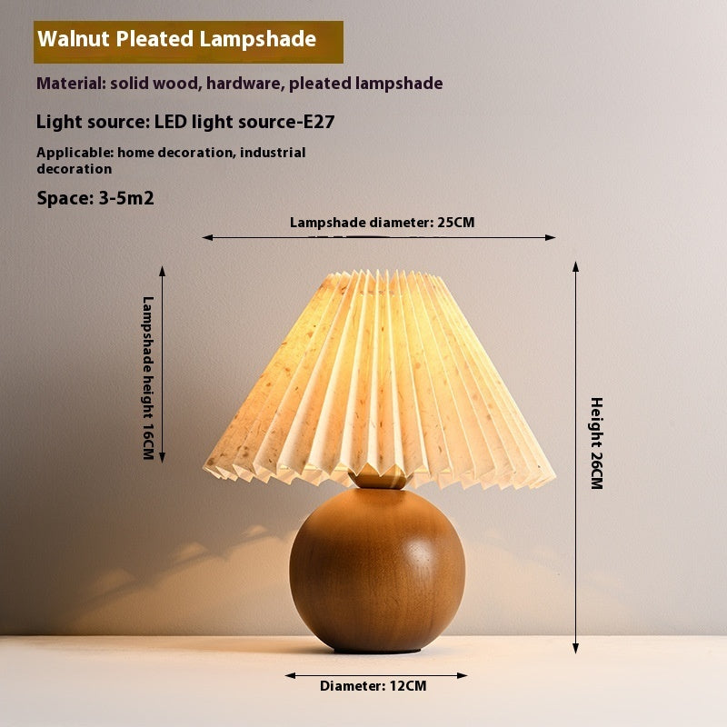 Lampe de chevet de chambre à coucher Lampe de table créative et chaleureuse