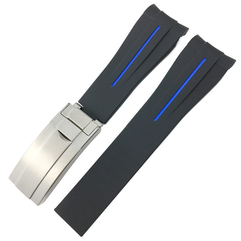 Bracelet de montre sport en caoutchouc de silicone
