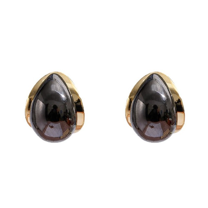 Boucles d'oreilles clous rétro françaises, boucles d'oreilles minimalistes mode, unisexe