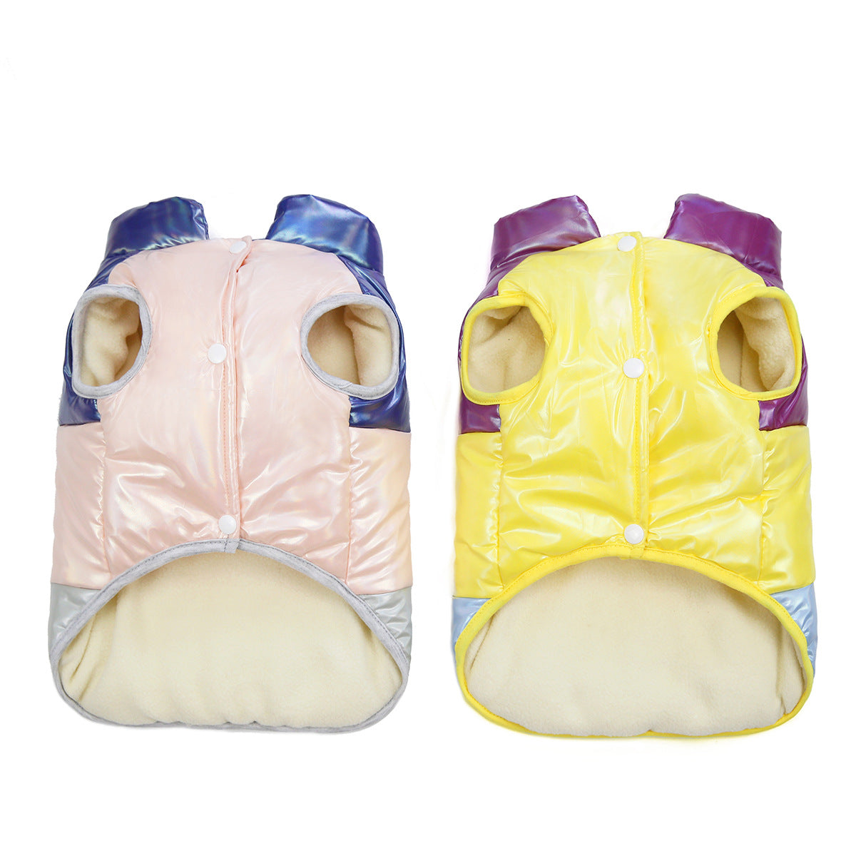 Costume de gilet en coton pour taureau de compagnie arc-en-ciel