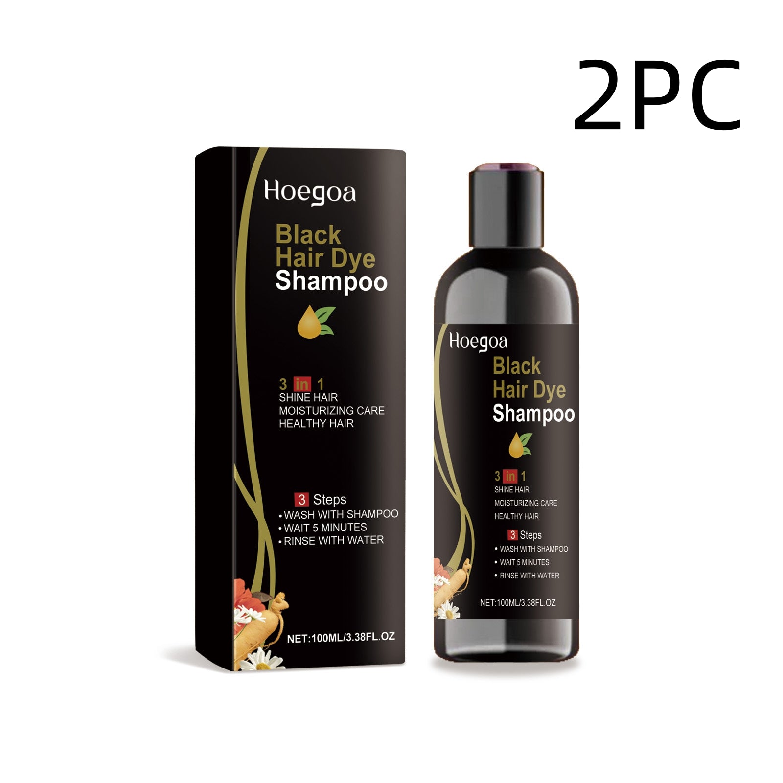 Shampooing Capillaire aux Plantes Pour des Cheveux Doux et Légers
