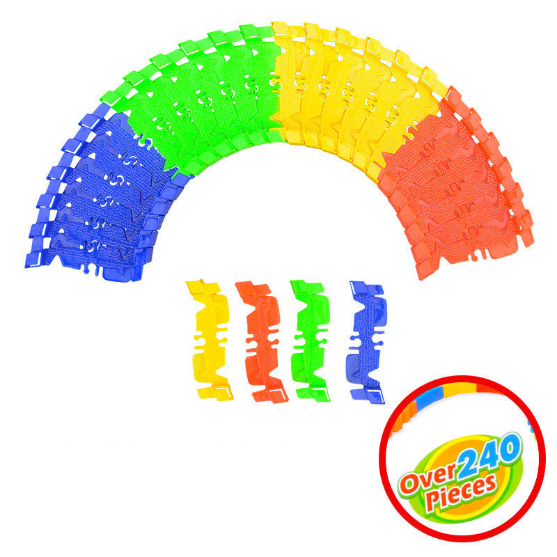 Jouets de construction pour piste électrique DIY pour enfants