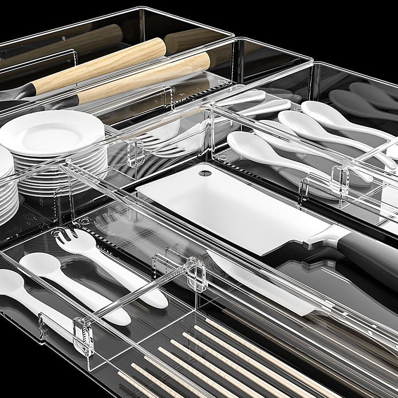 Kitchen Drawer Storage Partition Simple Chopsticks Knife And Fork Tableware
