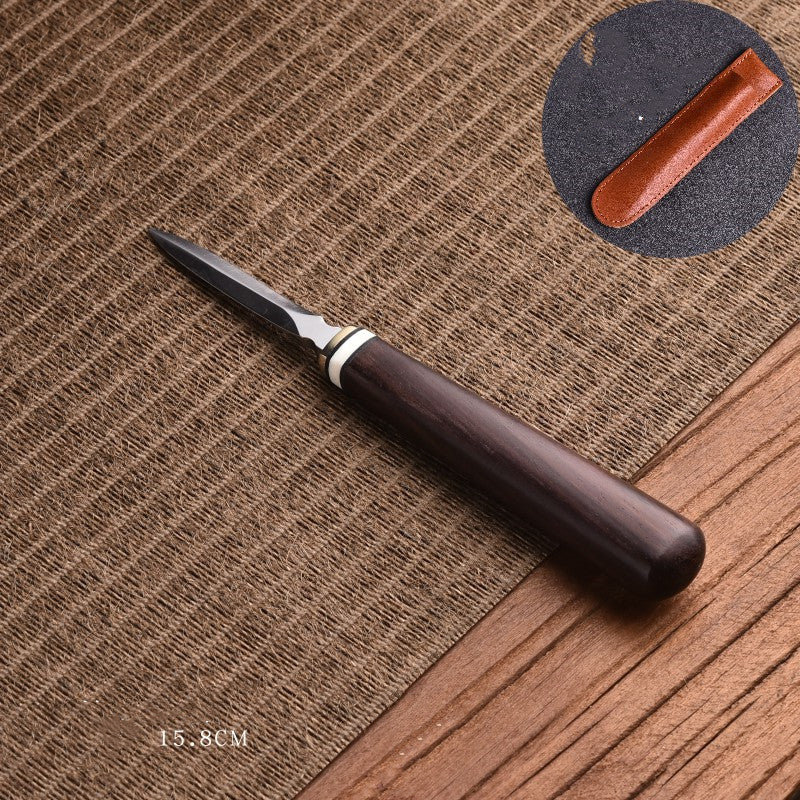 Pu'er Tea Knife Tool Ebony