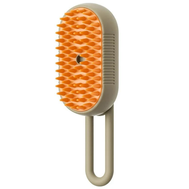 Brosse vapeur pour chat, brosse à vapeur pour chien 3 en 1, brosses électriques à pulvérisation pour le massage, peigne de toilettage pour animaux, peignes d'épilation, produits pour animaux de compagnie