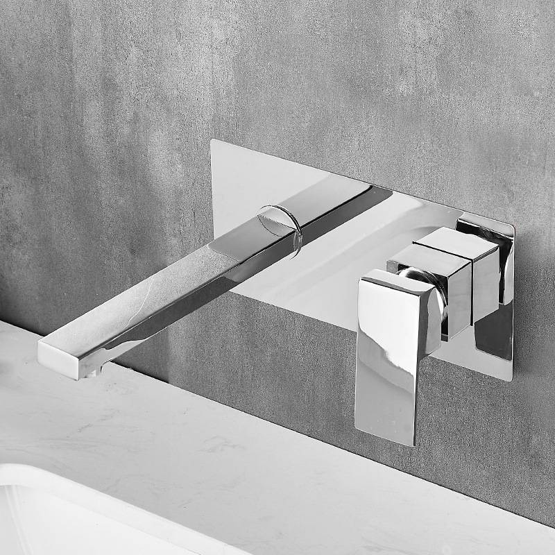 Valve de robinet mitigeur chaud et froid pour lavabo de salle de bain à disque céramique