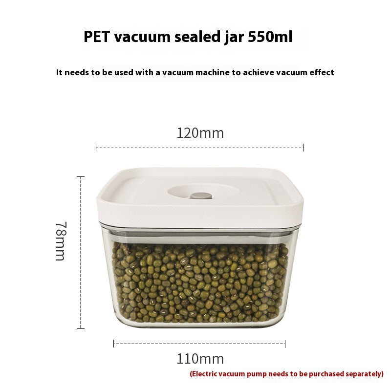 Electric Vacuum Sealing Tank Refrigerator Storage Box