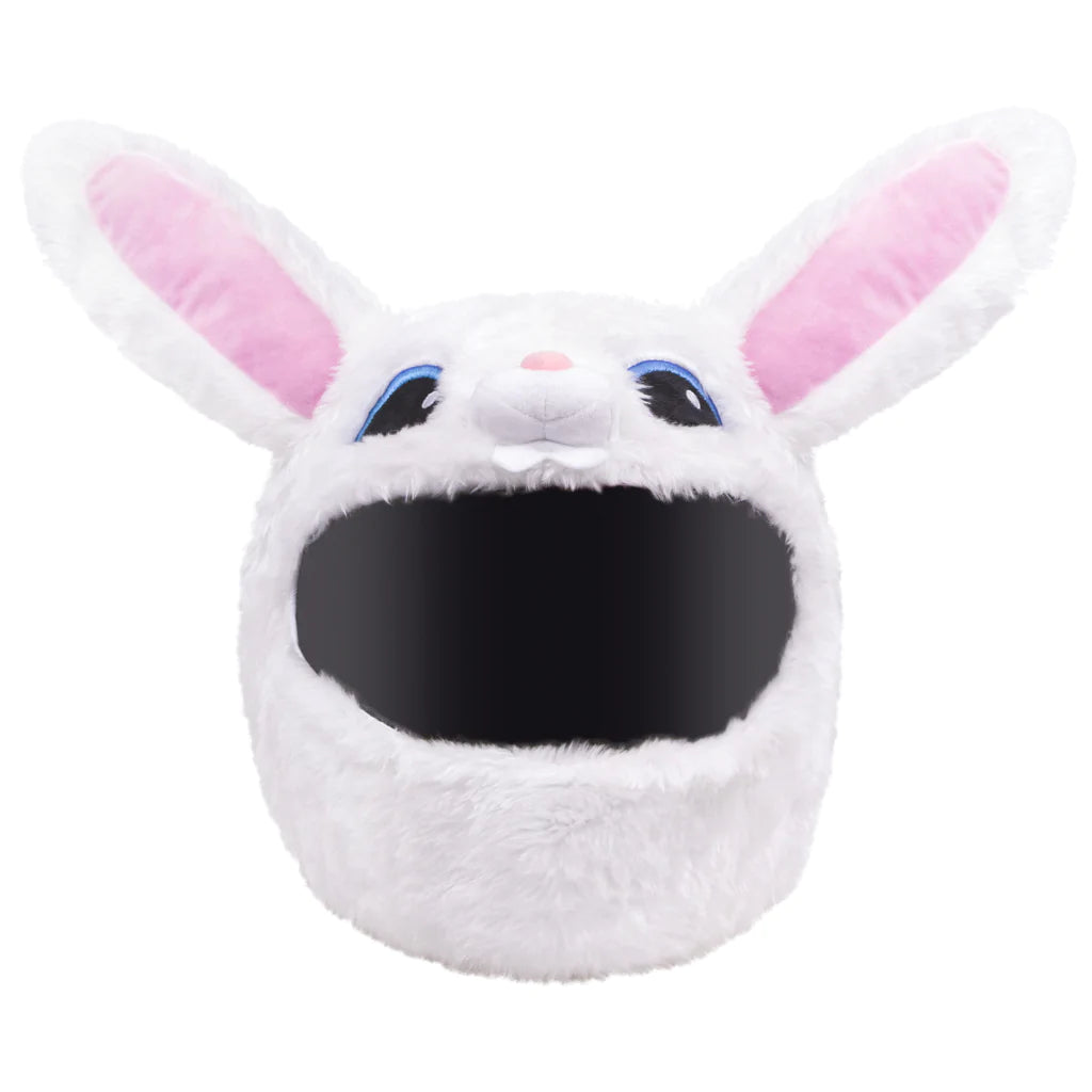 Helmet Protection Headgear Full Helmet Cartoon Plush Panda Frog Puppy Unveiled Helmet Sports Car