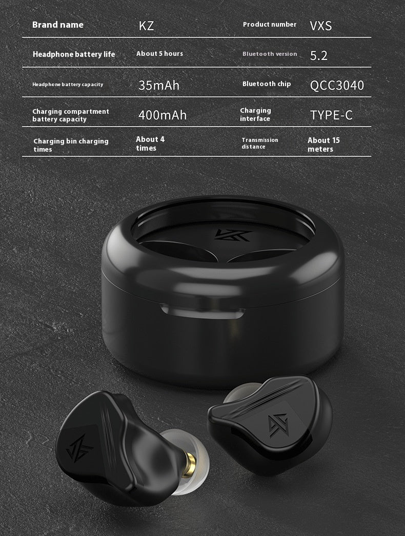 Casque Bluetooth HIFI Gaming Longue Autonomie Faible Latence