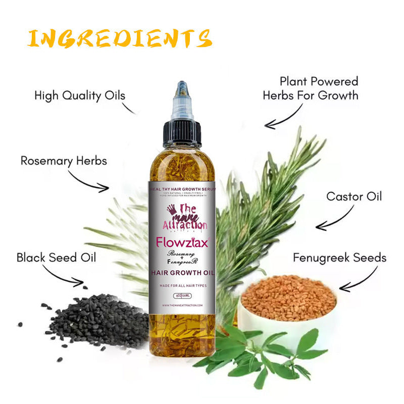 Soin Cheveux Forts Anti-frisottis Huile Essentielle de Romarin