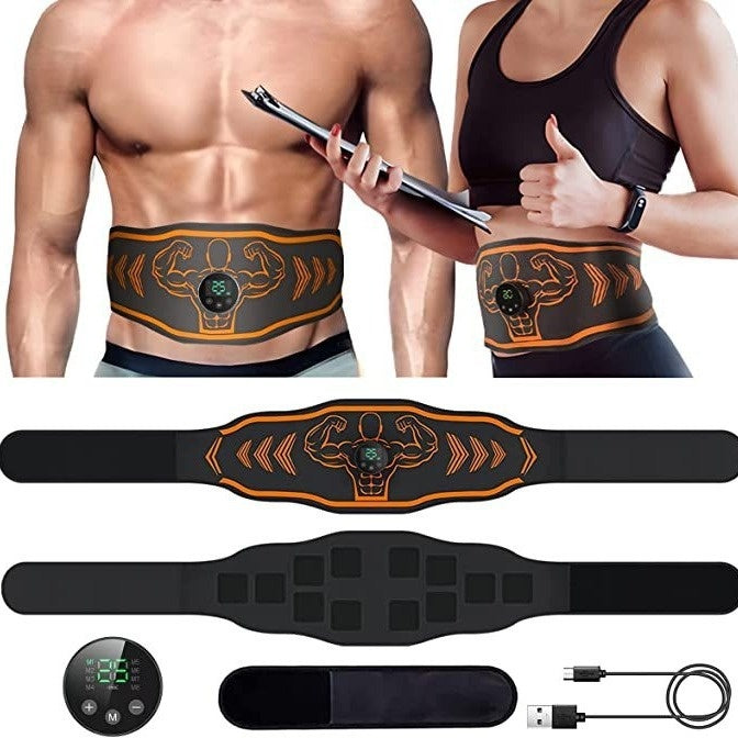 Ceinture de massage intelligente Équipement de fitness EMS Ceinture de paresseux à domicile
