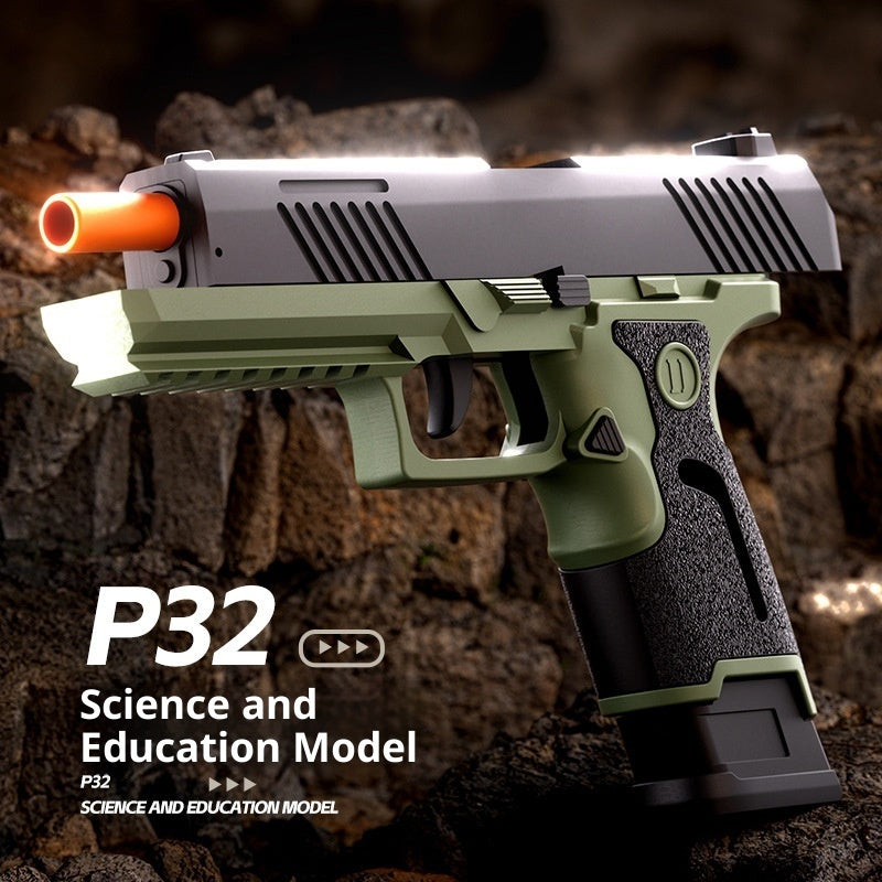 Hot Sale Toy Gun Throw Shell Soft Elastic Model Boy