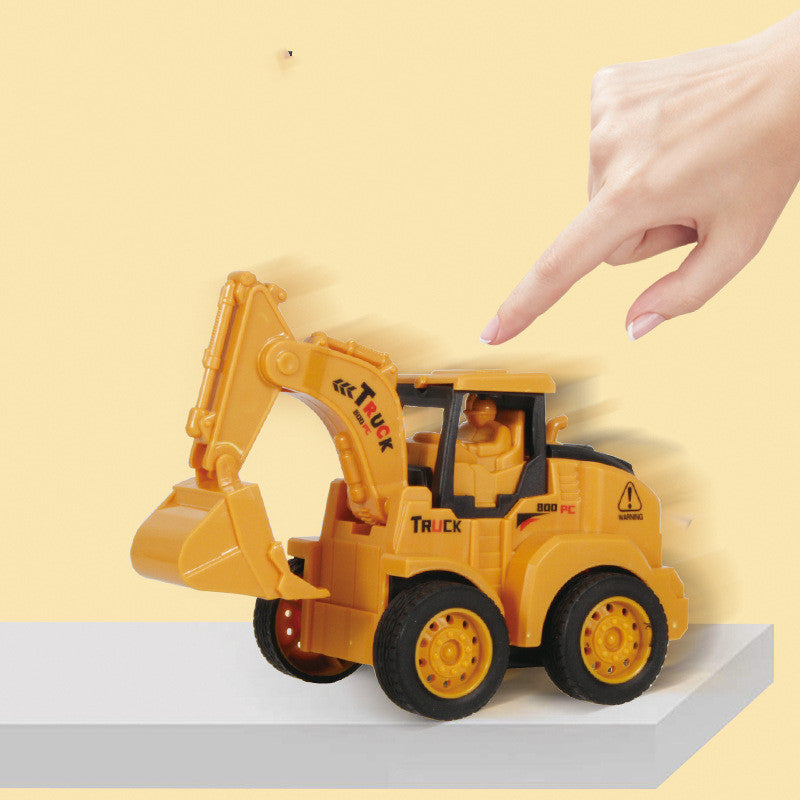 Pressing Engineering Vehicle Inertial Sliding Simulation Model Excavator