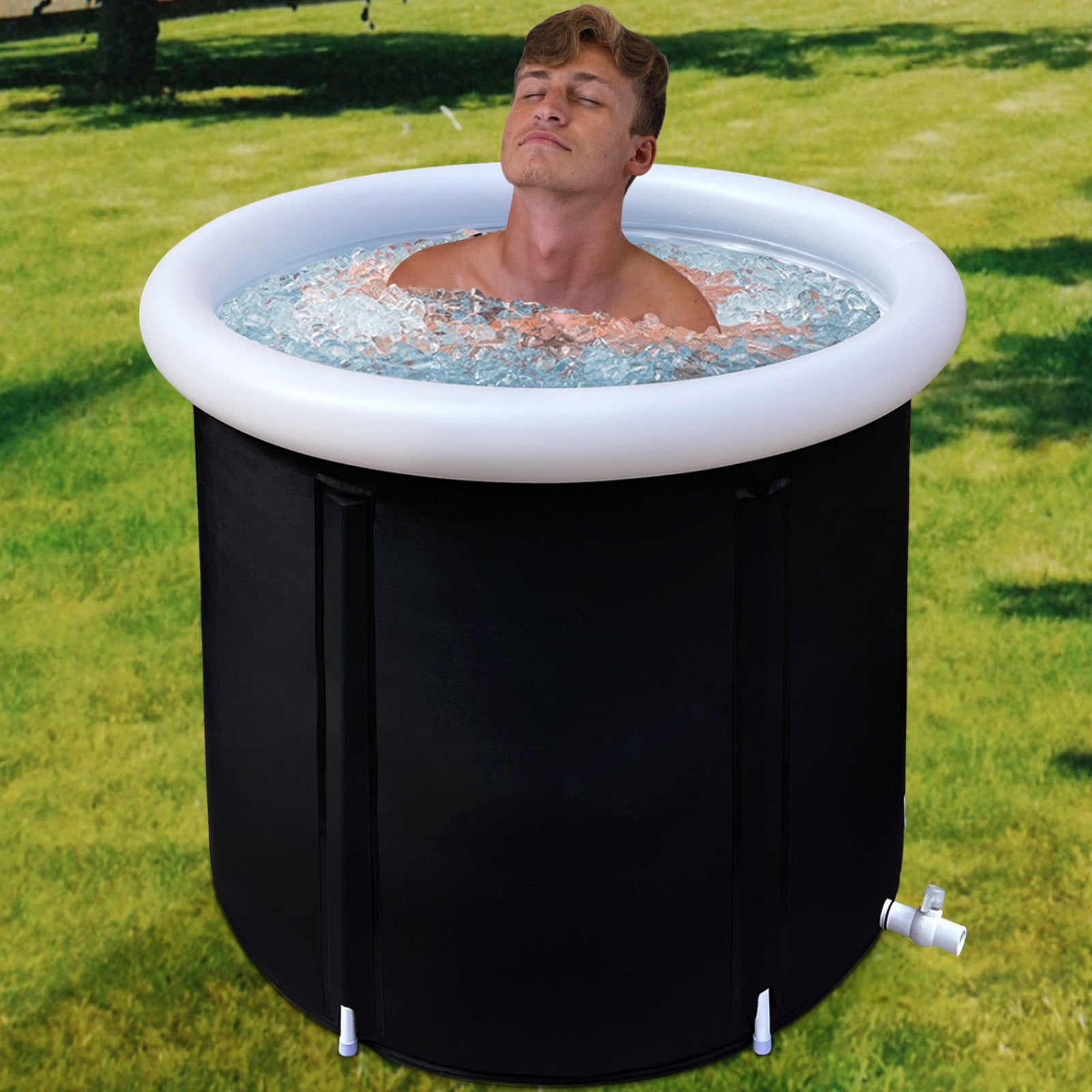 MOQ500 Seau à glace pliable personnalisé