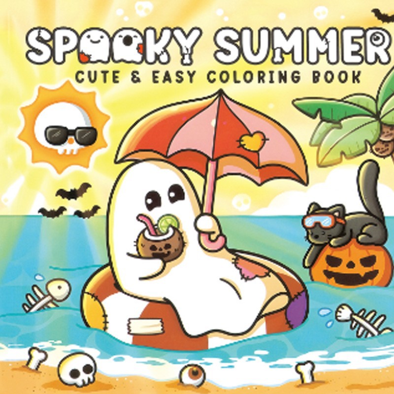 Coloring Book For Adults And Teens Cute Animal Characters Book Easy-to-start Coloring Book