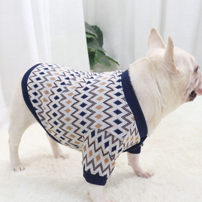 Fashion Pet Dog Short Knitted Cardigan