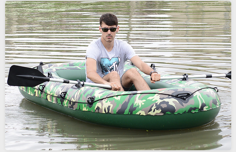Sports nautiques de plein air Deux kayaks gonflables, bateau pneumatique