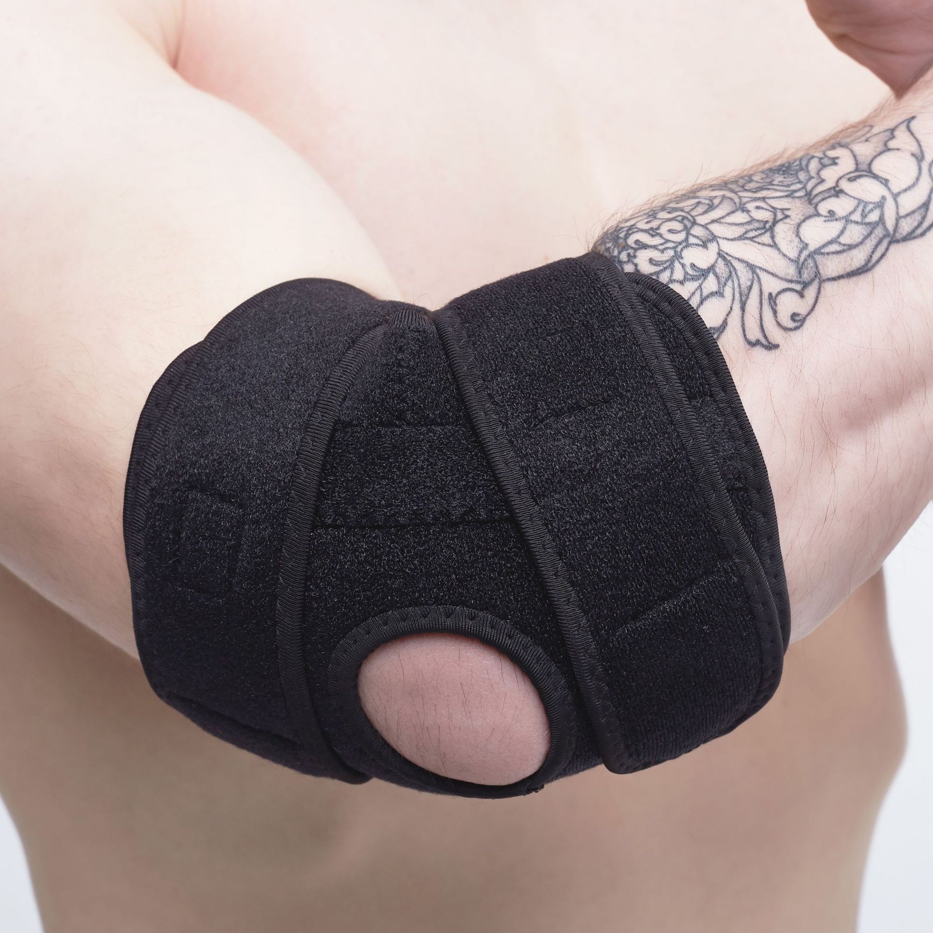 Sports Protection Adjustable Breathable Supporting Spring Elbow Pads