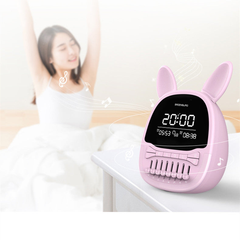 Creative Student Bedside Alarm Clock With Night Light