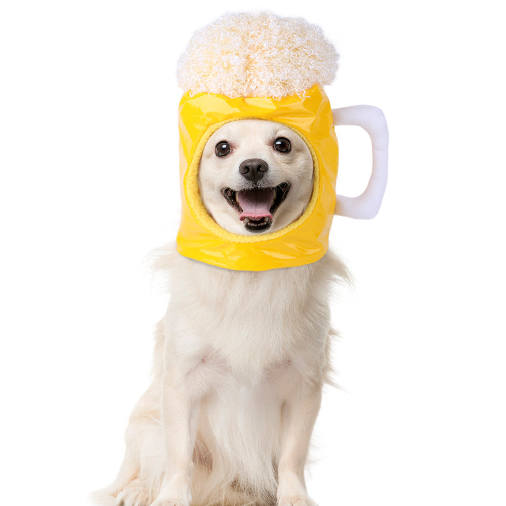 Chapeau de compagnie pour cheveux bouclés, chat, déguisement amusant, produits pour animaux de compagnie