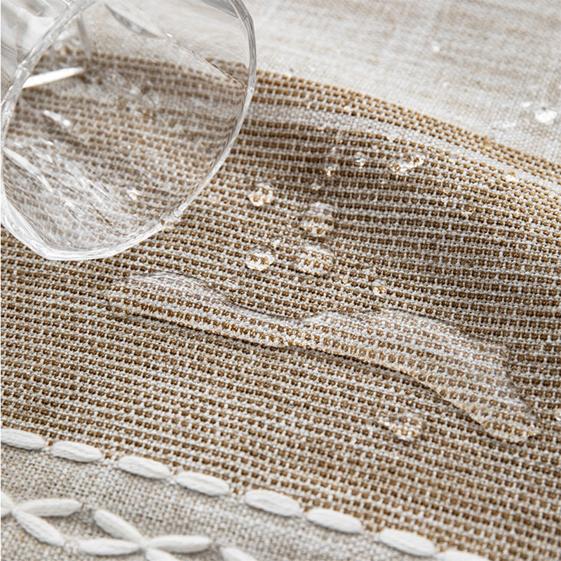 Waterproof Tablecloth Household Cotton And Linen Simplicity