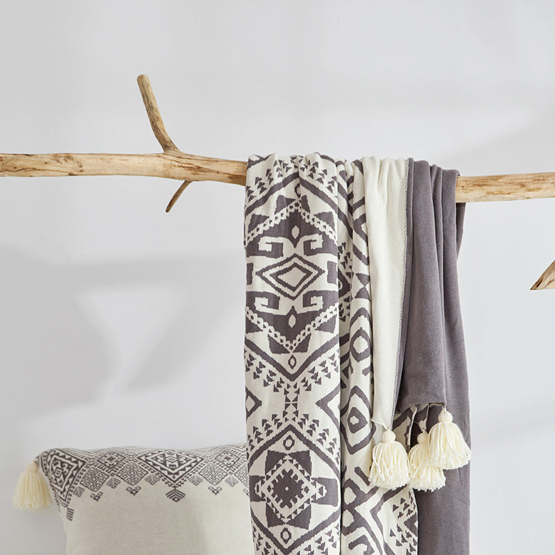 Taies d'oreiller de canapé coussin géométrique sans noyau