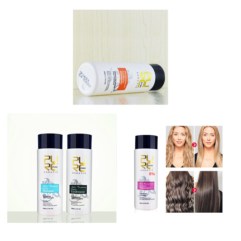 PURC Straightening Hair Repair And Straighten Damage Hair Products Brazilian Keratin Treatment Purifying Shampoo